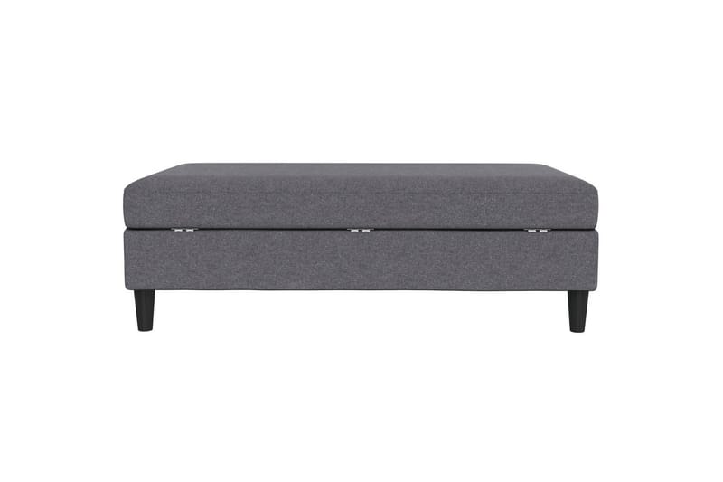 Fotpall/pall Hartford Grå, Linnetyg Utseende (100% Polyester - Grå, Linnetyg Utseende (100% Polyester - Möbler - Vardagsrum - Stolar & sittmöbler - Pallar - Fotpall
