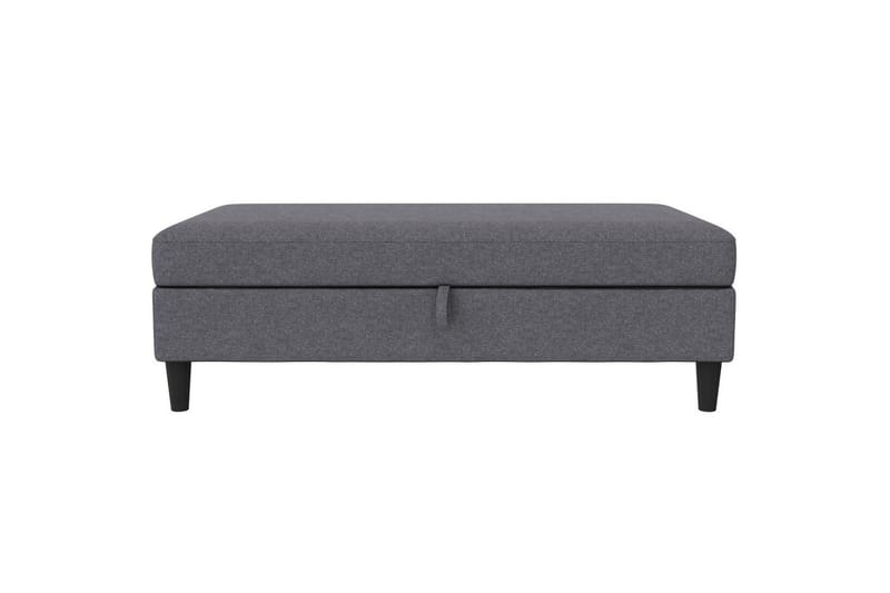 Fotpall/pall Hartford Grå, Linnetyg Utseende (100% Polyester - Grå, Linnetyg Utseende (100% Polyester - Möbler - Vardagsrum - Stolar & sittmöbler - Pallar - Fotpall