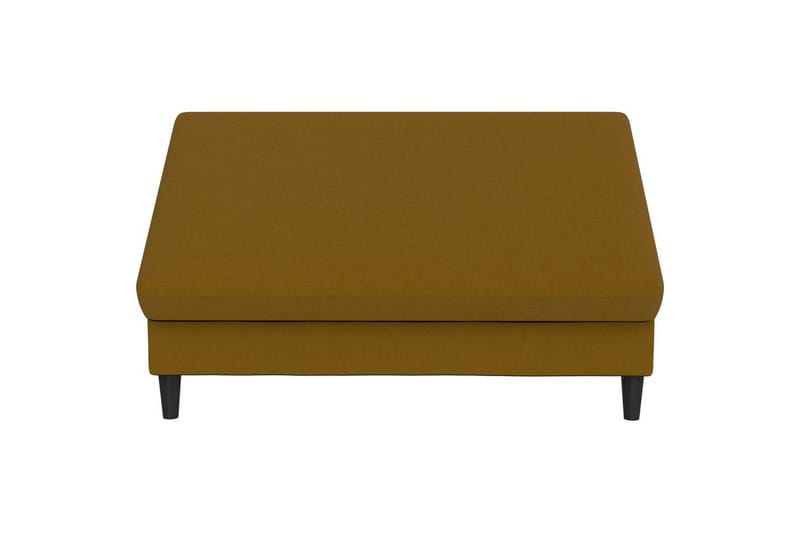 Fotpall/pall Hartford Gul, Linnetyg Utseende (100% Polyester - Gul, Linnetyg Utseende (100% Polyester - Möbler - Vardagsrum - Stolar & sittmöbler - Pallar - Fotpall