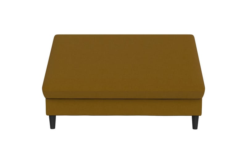 Fotpall/pall Hartford Gul, Linnetyg Utseende (100% Polyester - Gul, Linnetyg Utseende (100% Polyester - Möbler - Vardagsrum - Stolar & sittmöbler - Pallar - Fotpall
