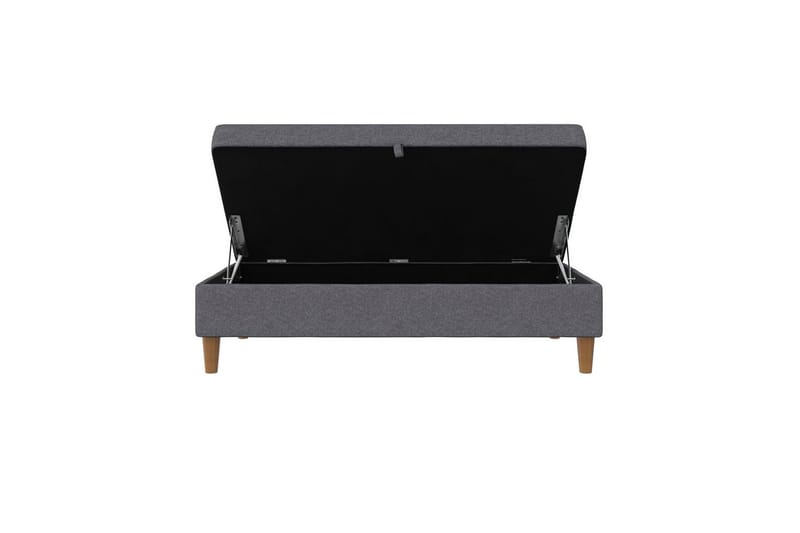 Fotpall/pall Lilly Ljusgrå, Linne - Ljusgrå, Linne - Möbler - Vardagsrum - Stolar & sittmöbler - Pallar - Fotpall