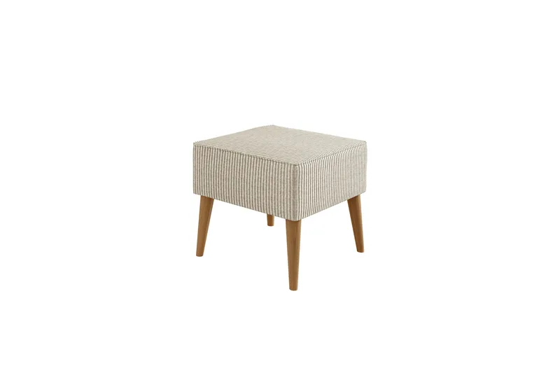 Gabi Fotpall 45 cm - Beige - Möbler - Vardagsrum - Stolar & sittmöbler - Pallar - Fotpall