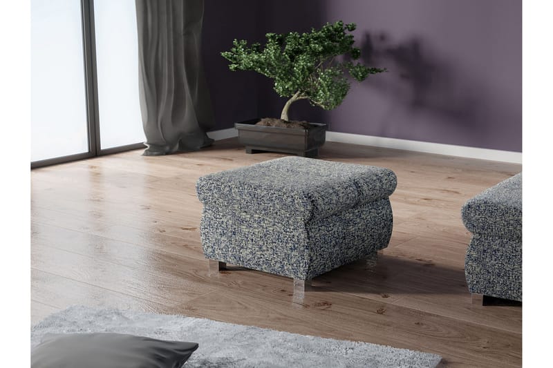 Gamal Fotpall 60 cm - Marinblå - Möbler - Vardagsrum - Stolar & sittmöbler - Pallar - Fotpall