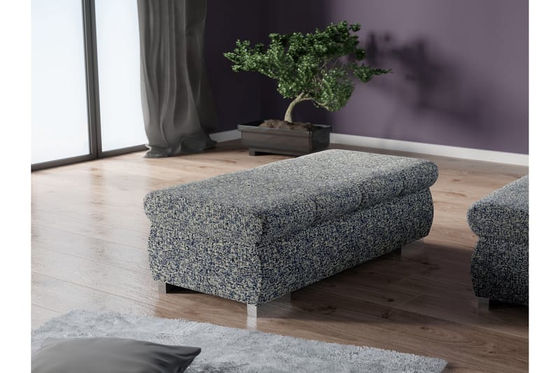 Gamal Fotpall 60 cm - Marinblå - Möbler - Vardagsrum - Stolar & sittmöbler - Pallar - Fotpall