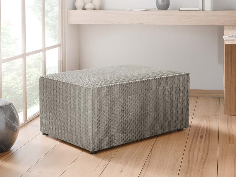 Hobson Fotpall 60 cm - Blå - Möbler - Vardagsrum - Stolar & sittmöbler - Pallar - Fotpall