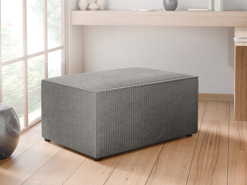 Hobson Fotpall 60 cm - Blå - Möbler - Vardagsrum - Stolar & sittmöbler - Pallar - Fotpall