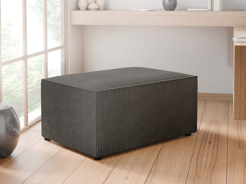 Hobson Fotpall 60 cm - Blå - Möbler - Vardagsrum - Stolar & sittmöbler - Pallar - Fotpall