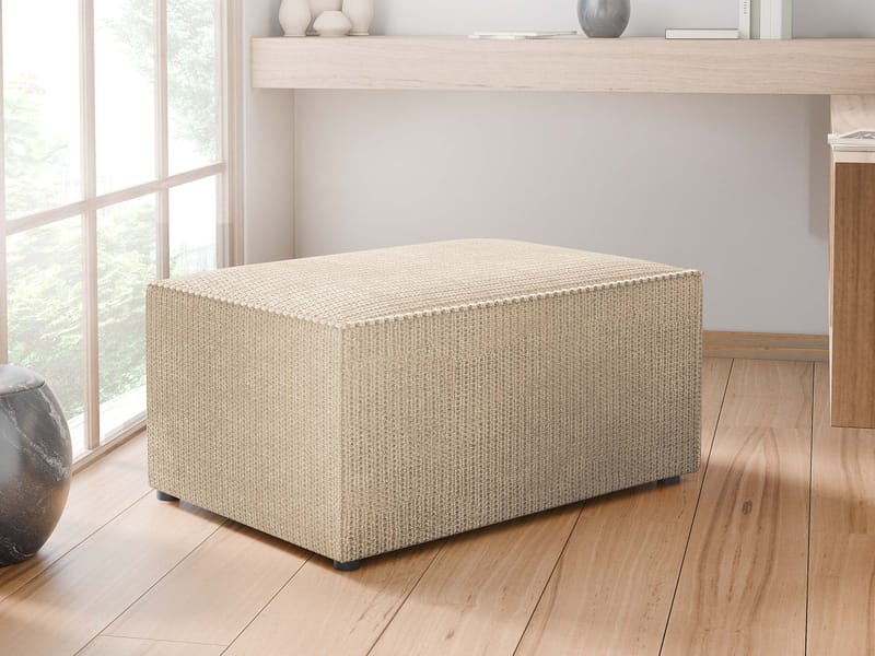 Hobson Fotpall 60 cm - Blå - Möbler - Vardagsrum - Stolar & sittmöbler - Pallar - Fotpall