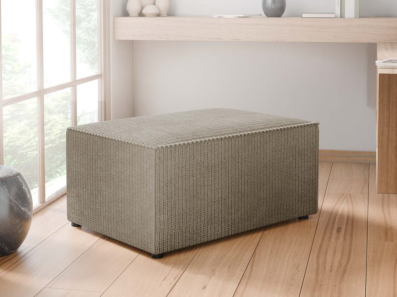 Hobson Fotpall 60 cm - Blå - Möbler - Vardagsrum - Stolar & sittmöbler - Pallar - Fotpall