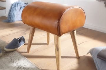 Hyzy Sittpall - Brun - Möbler - Vardagsrum - Stolar & sittmöbler - Pallar - Fotpall