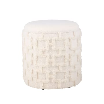 Ivoino Pall 40 cm - gräddvit med gråbruna inslag - Möbler - Vardagsrum - Stolar & sittmöbler - Pallar - Fotpall