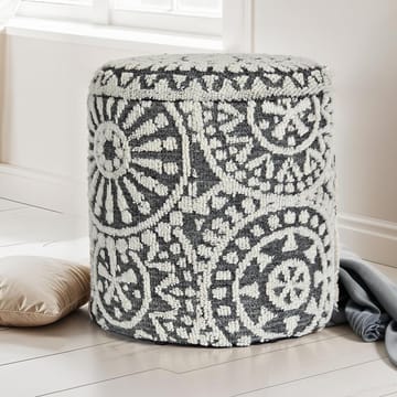Ivoino Pall 40 cm - Svart/Vit - Möbler - Vardagsrum - Stolar & sittmöbler - Pallar - Fotpall
