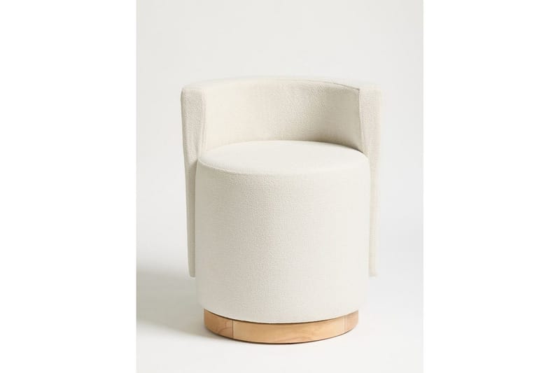 Kelran Fotpall 45 cm - Cream - Möbler - Vardagsrum - Stolar & sittmöbler - Sittpuff