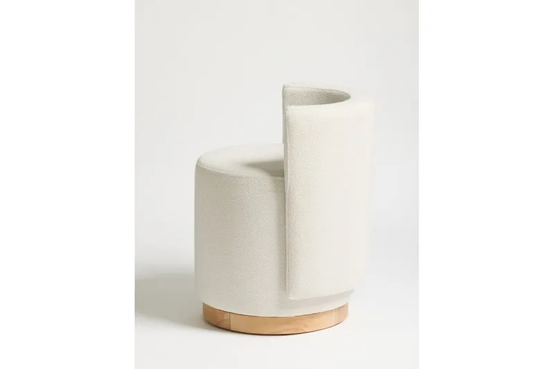 Kelran Fotpall 45 cm - Cream - Möbler - Vardagsrum - Stolar & sittmöbler - Pallar - Fotpall