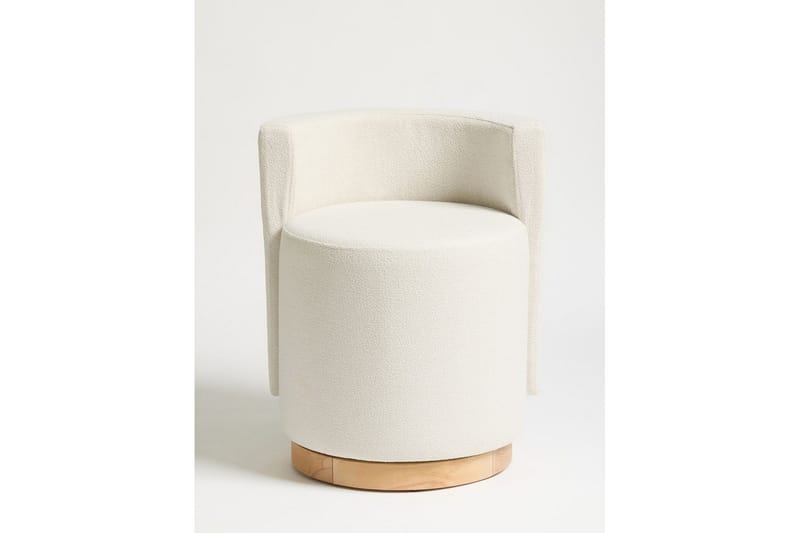 Kelran Fotpall 45 cm - Cream - Möbler - Vardagsrum - Stolar & sittmöbler - Pallar - Fotpall