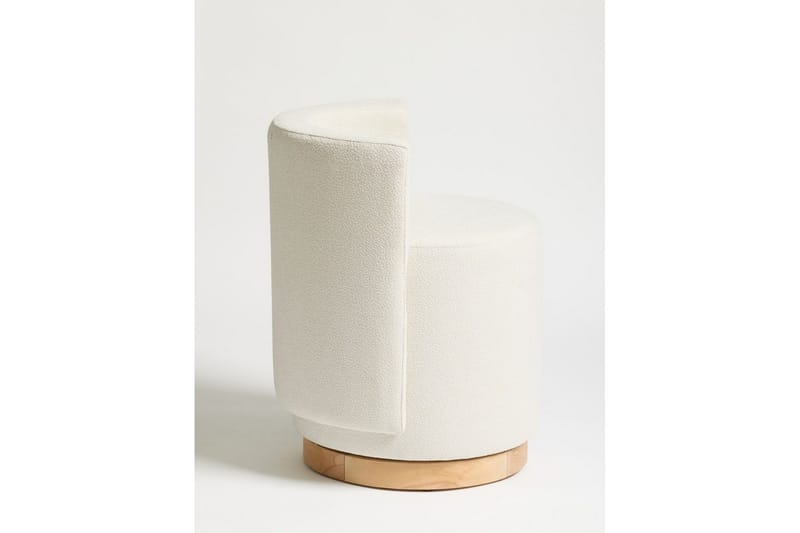 Kelran Fotpall 45 cm - Cream - Möbler - Vardagsrum - Stolar & sittmöbler - Pallar - Fotpall