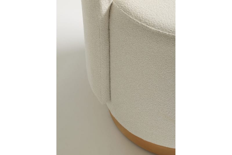 Kelran Fotpall 45 cm - Cream - Möbler - Vardagsrum - Stolar & sittmöbler - Pallar - Fotpall