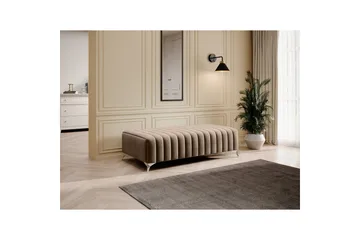 Laurece Fotpall 132 cm - Beige - Möbler - Vardagsrum - Stolar & sittmöbler - Pallar - Fotpall