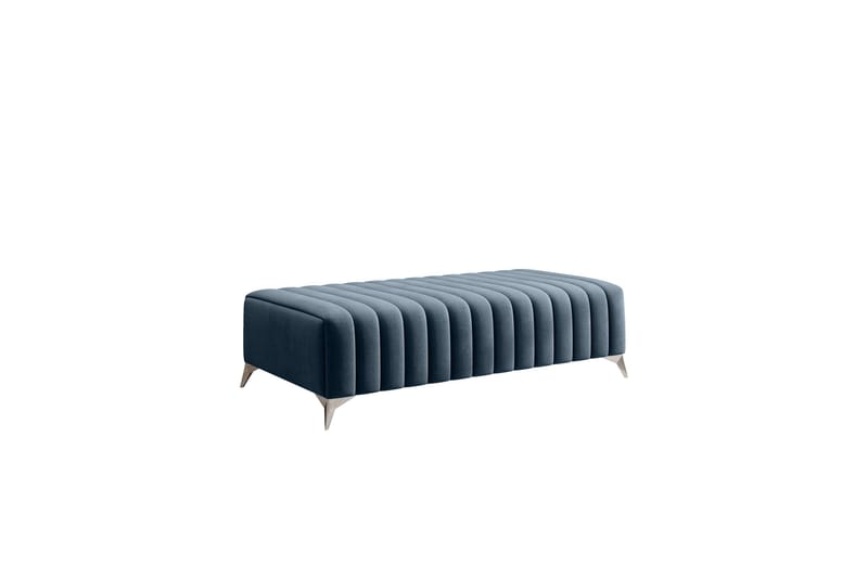 Laurece Fotpall 132 cm, Blå