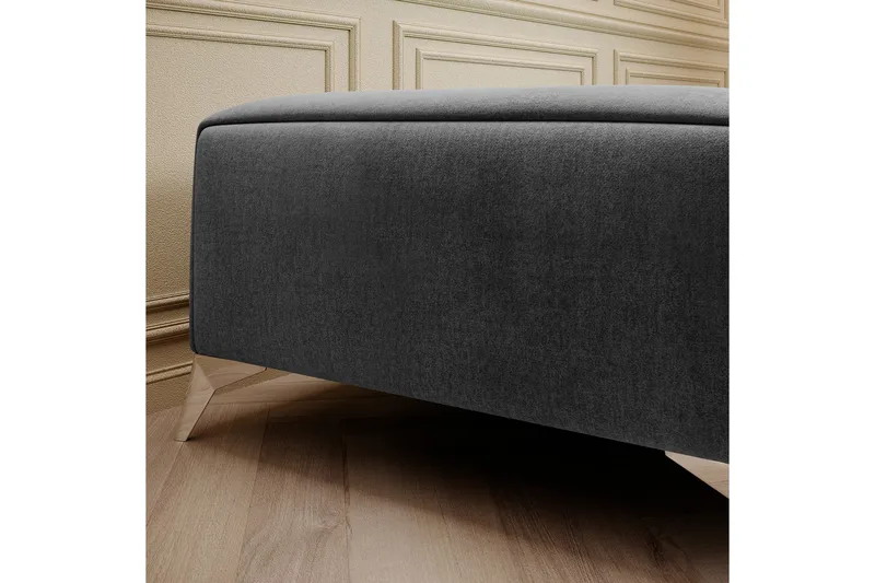 Laurece Fotpall 132 cm - Grå - Möbler - Vardagsrum - Stolar & sittmöbler - Pallar - Fotpall