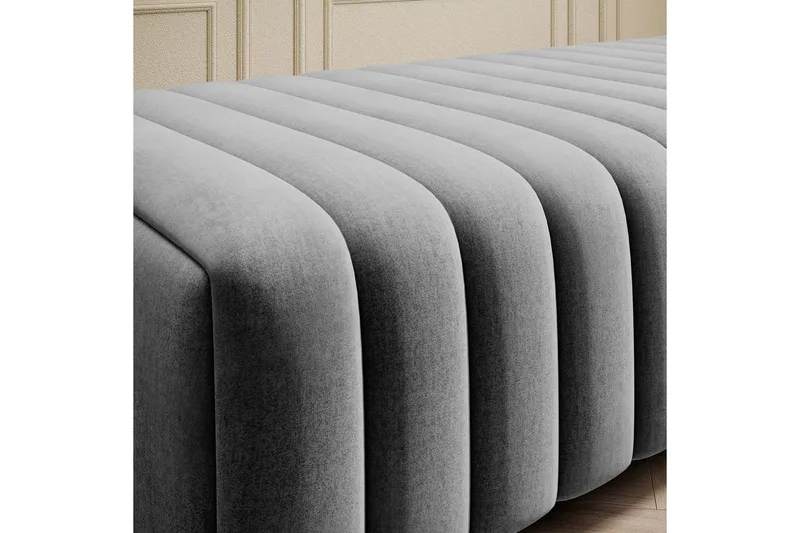 Laurece Fotpall 132 cm - Grå - Möbler - Vardagsrum - Stolar & sittmöbler - Pallar - Fotpall