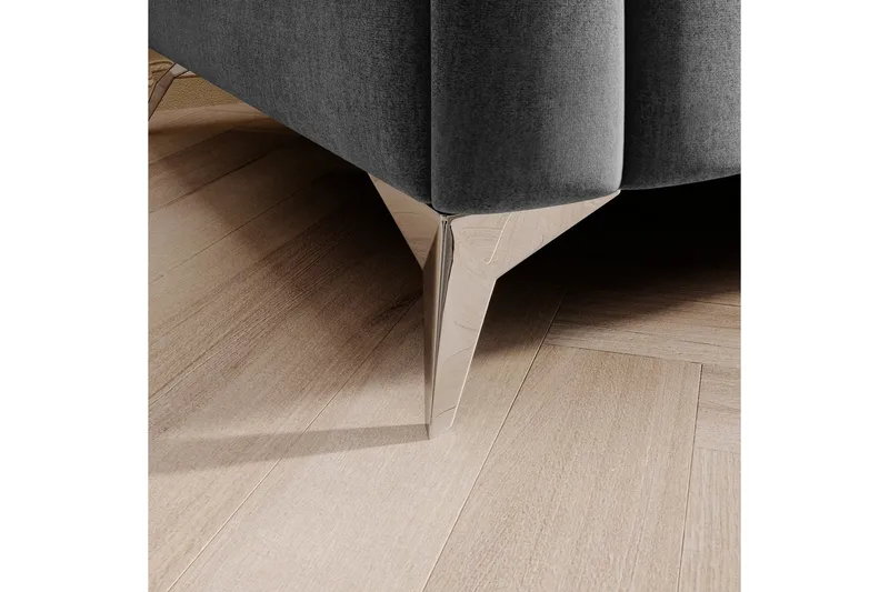 Laurece Fotpall 132 cm - Grå - Möbler - Vardagsrum - Stolar & sittmöbler - Pallar - Fotpall