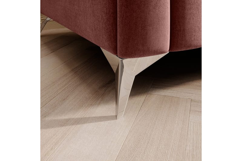 Laurece Fotpall 132 cm - Rosa - Möbler - Vardagsrum - Stolar & sittmöbler - Pallar - Fotpall