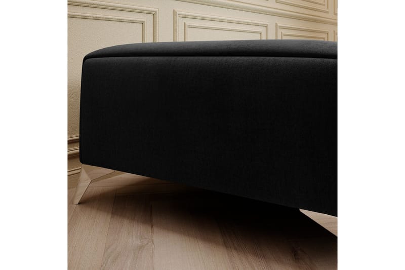 Laurece Fotpall 132 cm - Svart - Möbler - Vardagsrum - Stolar & sittmöbler - Pallar - Fotpall