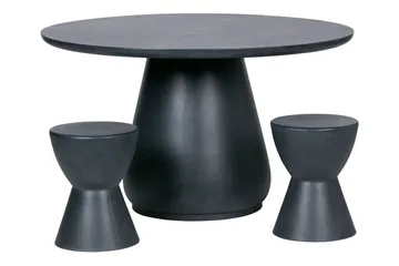Lizette Fotpall - Antracitgrå - Möbler - Vardagsrum - Stolar & sittmöbler - Pallar