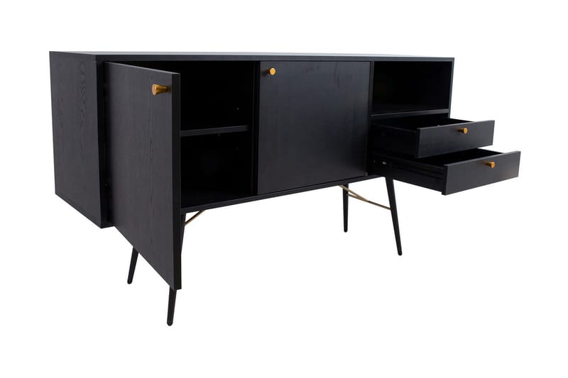 Luxemburg Byrö Svart/Koppar - Förvaring - Förvaringsmöbler - Skänkar & sideboards