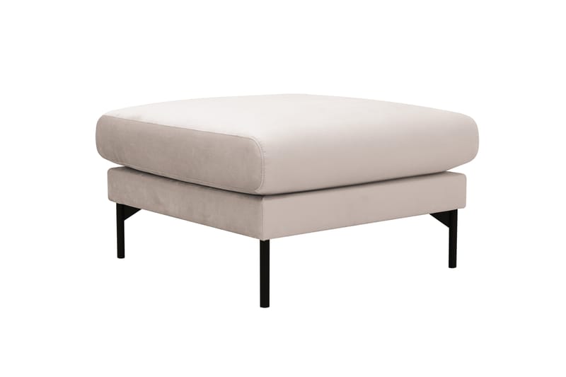 Menard Fotpall i Sammet, Beige