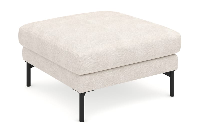 Menard Fotpall i Tyg - Beige - Möbler - Vardagsrum - Stolar & sittmöbler - Pallar - Fotpall