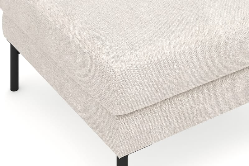Menard Fotpall i Tyg - Beige - Möbler - Vardagsrum - Stolar & sittmöbler - Pallar - Fotpall