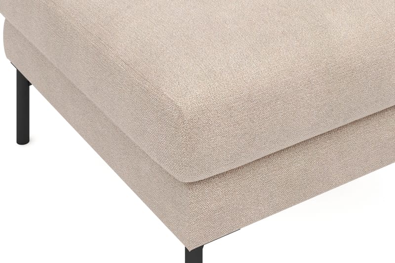 Menard Fotpall i Tyg - Beige - Möbler - Vardagsrum - Stolar & sittmöbler - Pallar - Fotpall