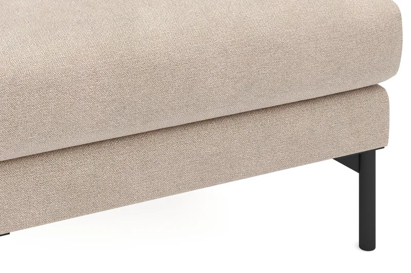 Menard Tyg Fotpall 87 cm Bred - Beige - Möbler - Vardagsrum - Stolar & sittmöbler - Pallar - Fotpall