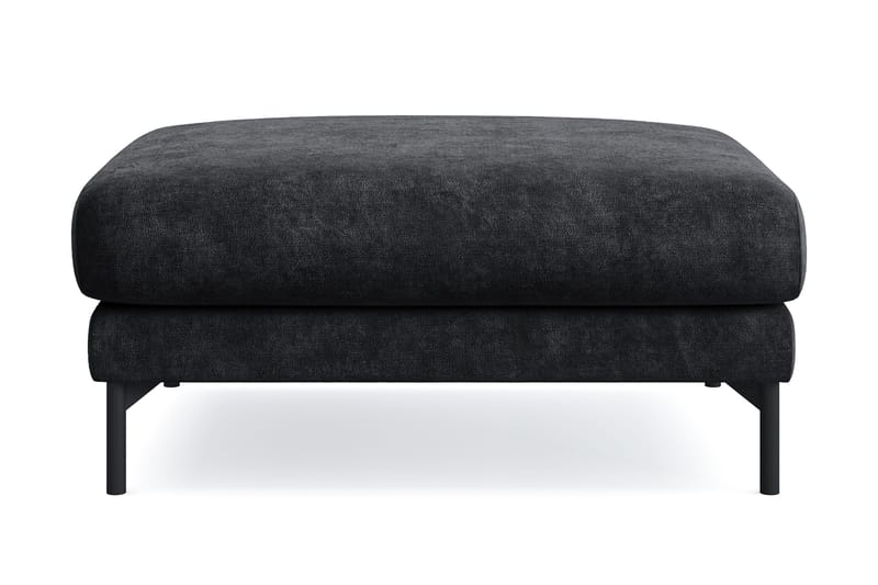 Menard Premium Fotpall i Chenille - Svartt - Möbler - Vardagsrum - Stolar & sittmöbler - Pallar - Fotpall