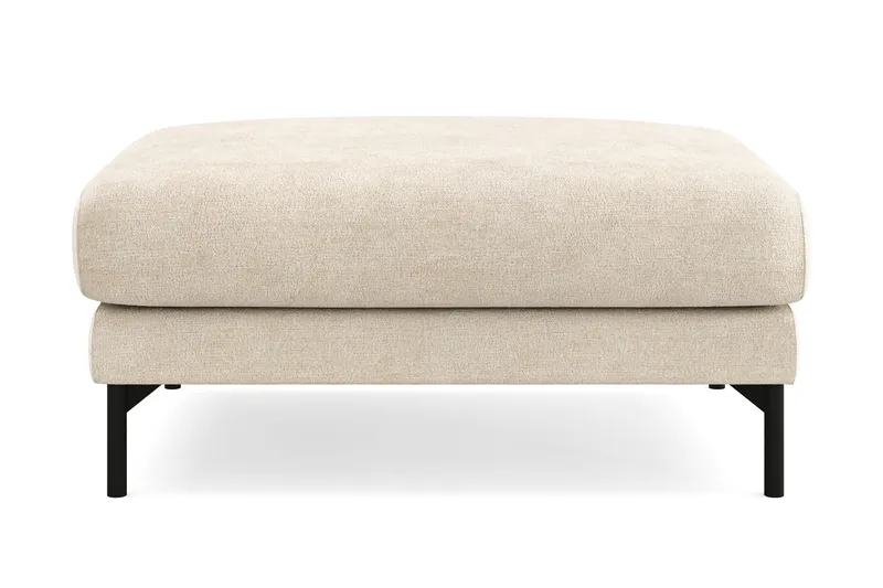 Menard Premium Fotpall i Chenille - Beige - Möbler - Vardagsrum - Stolar & sittmöbler - Pallar - Fotpall