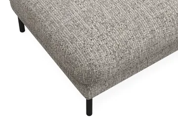 Menard Premium Fotpall i Chenille - Grå - Möbler - Vardagsrum - Stolar & sittmöbler - Pallar - Fotpall