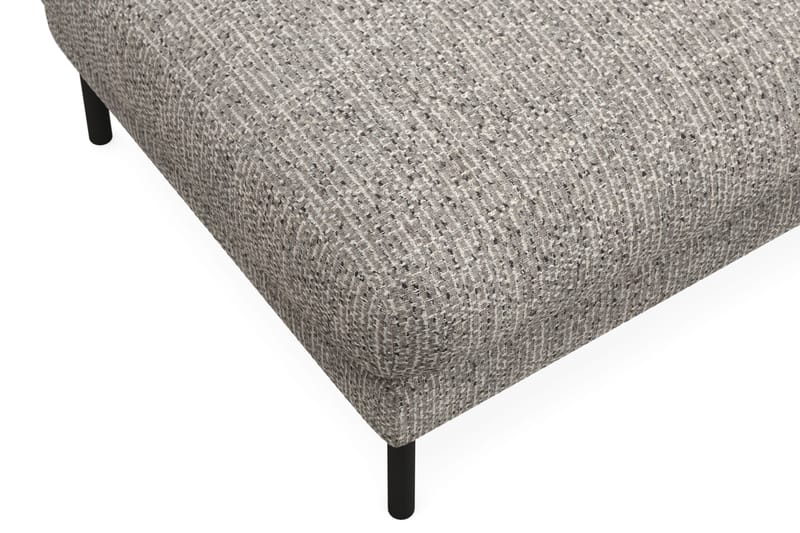 Menard Premium Fotpall i Chenille - Grå - Möbler - Vardagsrum - Stolar & sittmöbler - Pallar - Fotpall