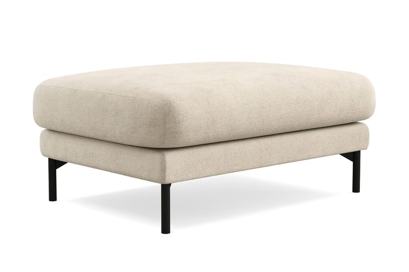 Menard Premium Fotpall i Chenille - Beige - Möbler - Vardagsrum - Stolar & sittmöbler - Pallar - Fotpall