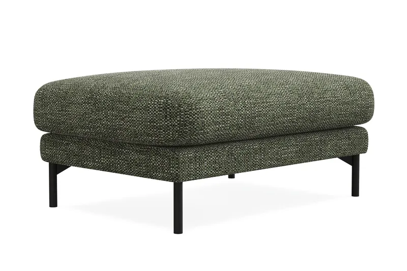 Menard Premium Fotpall i Chenille - Grön - Möbler - Vardagsrum - Stolar & sittmöbler - Pallar - Fotpall