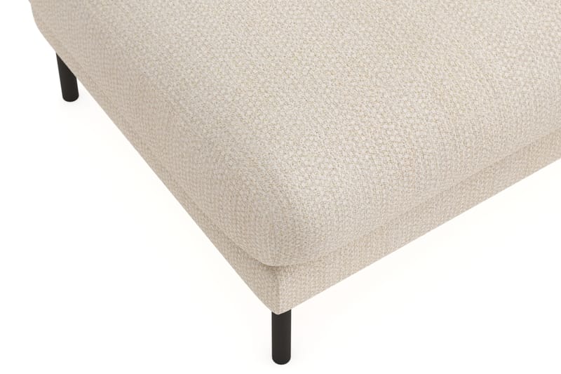 Menard Premium Fotpall i Chenille - Ljusbeige - Möbler - Vardagsrum - Stolar & sittmöbler - Pallar - Fotpall