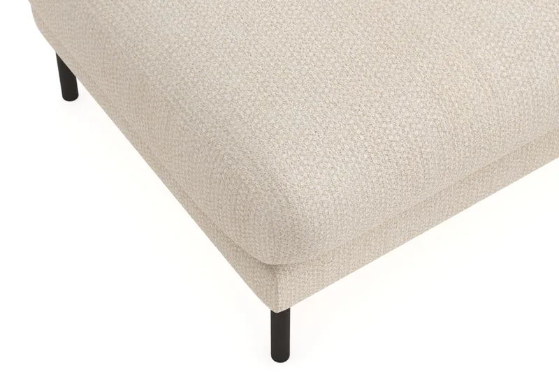 Menard Premium Fotpall i Chenille - Ljusbeige - Möbler - Vardagsrum - Stolar & sittmöbler - Pallar - Fotpall