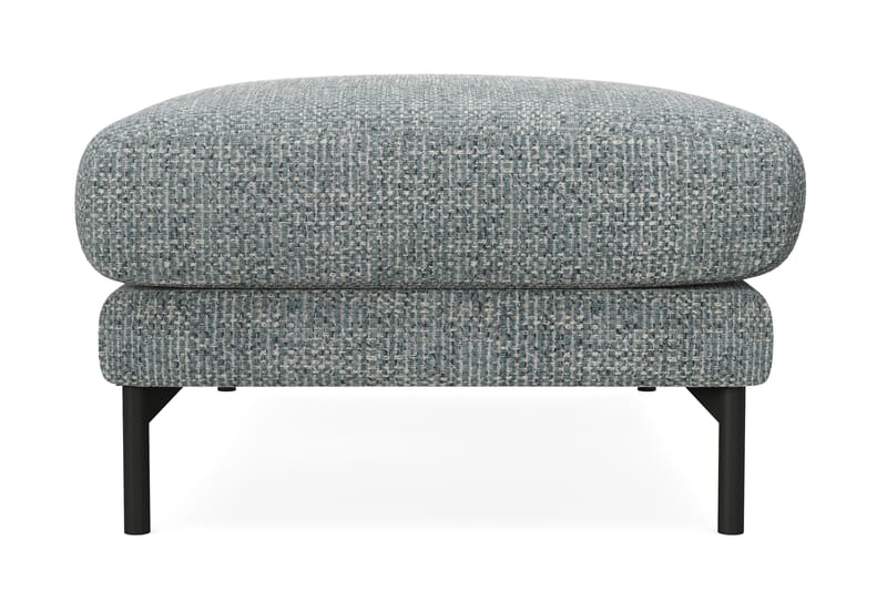 Menard Premium Fotpall i Chenille - Grå/Blå - Möbler - Vardagsrum - Stolar & sittmöbler - Pallar - Fotpall