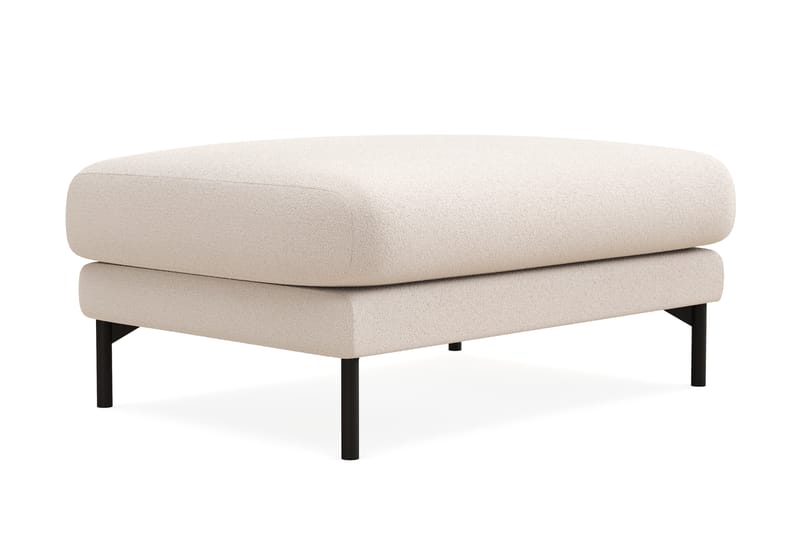 Menard Premium Fotpall i Bouclé - Ljusbeige - Möbler - Vardagsrum - Stolar & sittmöbler - Pallar - Fotpall