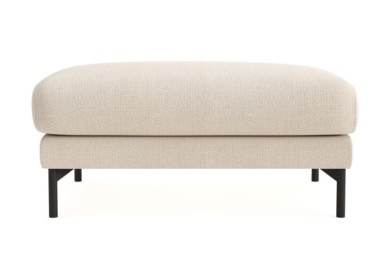 Menard Premium Fotpall i Chenille - Ljusbeige - Möbler - Vardagsrum - Stolar & sittmöbler - Pallar - Fotpall