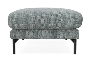 Menard Premium Fotpall i Chenille - Grå/Blå - Möbler - Vardagsrum - Stolar & sittmöbler - Pallar - Fotpall