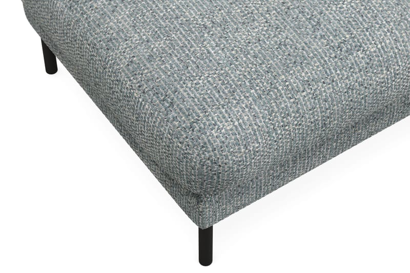 Menard Premium Fotpall i Chenille - Grå/Blå - Möbler - Vardagsrum - Stolar & sittmöbler - Pallar - Fotpall