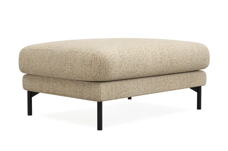 Menard Premium Fotpall i Chenille - Beige - Möbler - Vardagsrum - Stolar & sittmöbler - Pallar - Fotpall