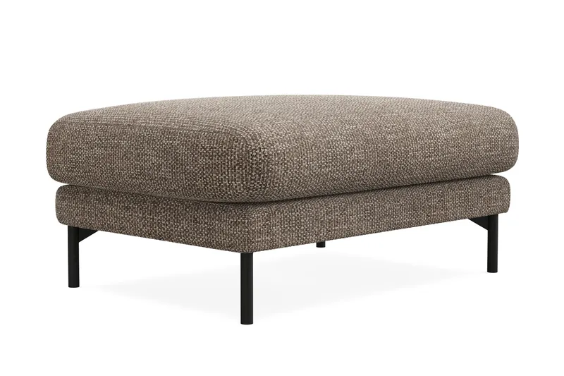 Menard Premium Fotpall i Chenille - Brun - Möbler - Vardagsrum - Stolar & sittmöbler - Pallar - Fotpall